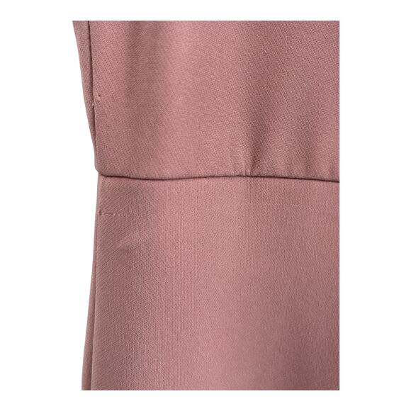 Kay Unger Jumpsuit Cassandra sleeveless walk thru pink size 4 DEFECT - Picture 4 of 8